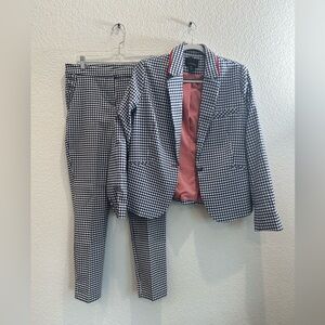 Cynthia Rowley White and Blue Blazer